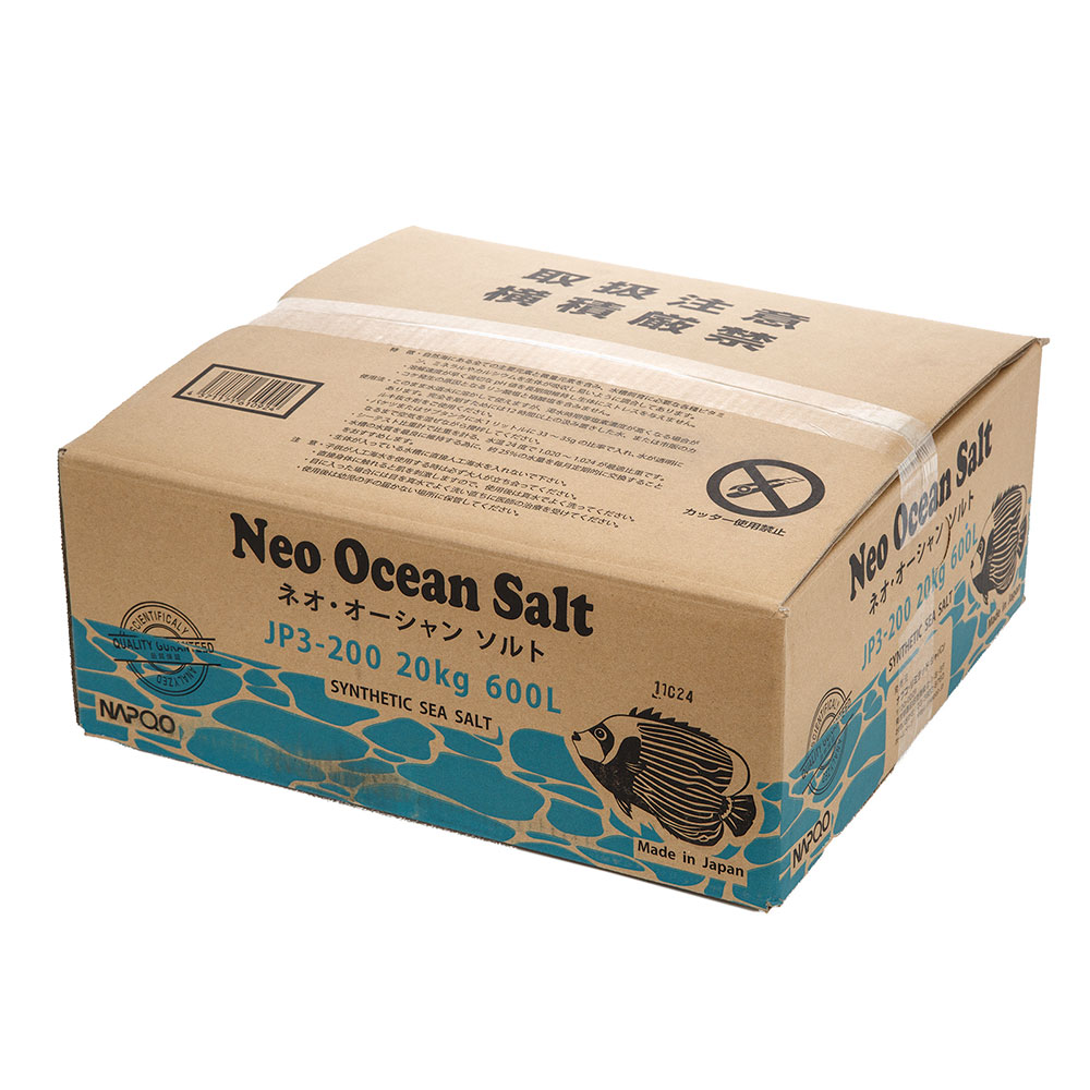 人工海水　ナプコ　ネオ　オーシャンソルト　６００Ｌ（２００Ｌ×３袋）　カートン　箱入り