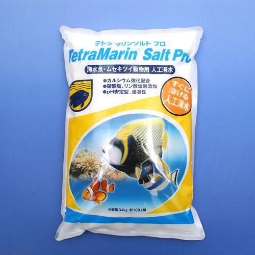 人工海水　テトラ　マリンソルトプロ　１００Ｌ用（袋入り）　３．４ｋｇ