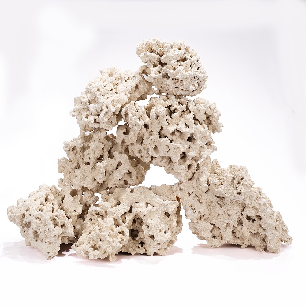 マルコロック　リーフセーバー　エッジ（Ｅｄｇｅ）　ＳＭＬサイズＭＩＸ　８～１３ｋｇ　海水水槽用　水槽用石　デスロック　化石サンゴ　沖縄不可