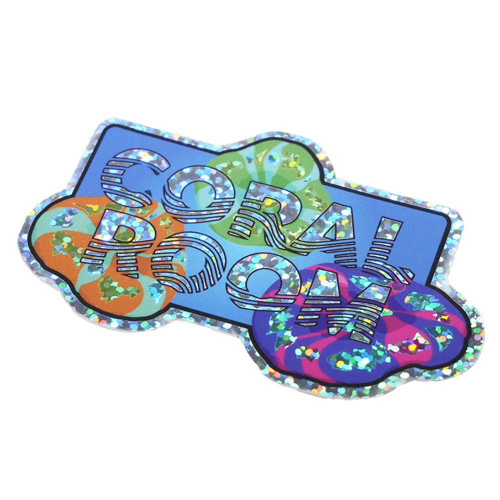 ＣＯＲＡＬ　ＲＯＯＭ　ギラギラ！スコリミア　ロゴステッカー（１枚）　沖縄不可